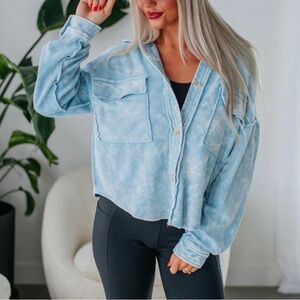 Like new, blu pepper shacket, size medium